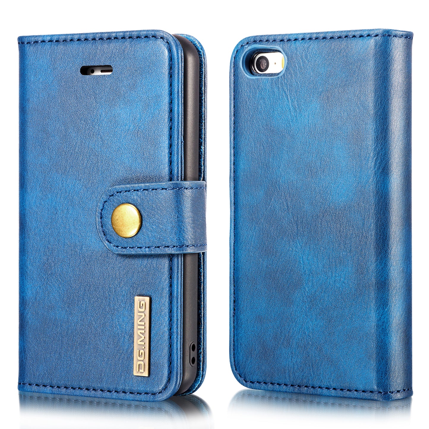 Wallet Detachable 2 In 1 Buckle iPhone 5s Case Magnetic