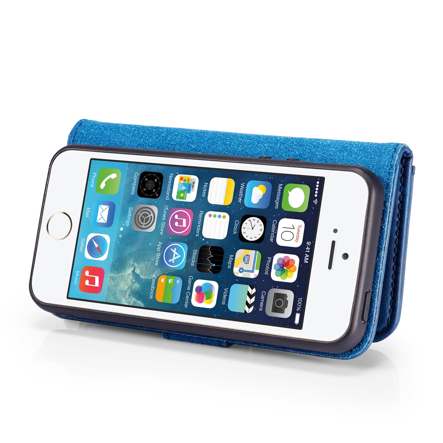 Wallet Detachable 2 In 1 Buckle iPhone 5s Case Magnetic