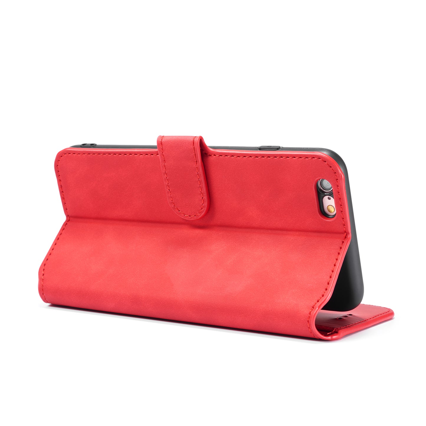 Retro Leather Edge iPhone 6 Plus Case with Hand Strap