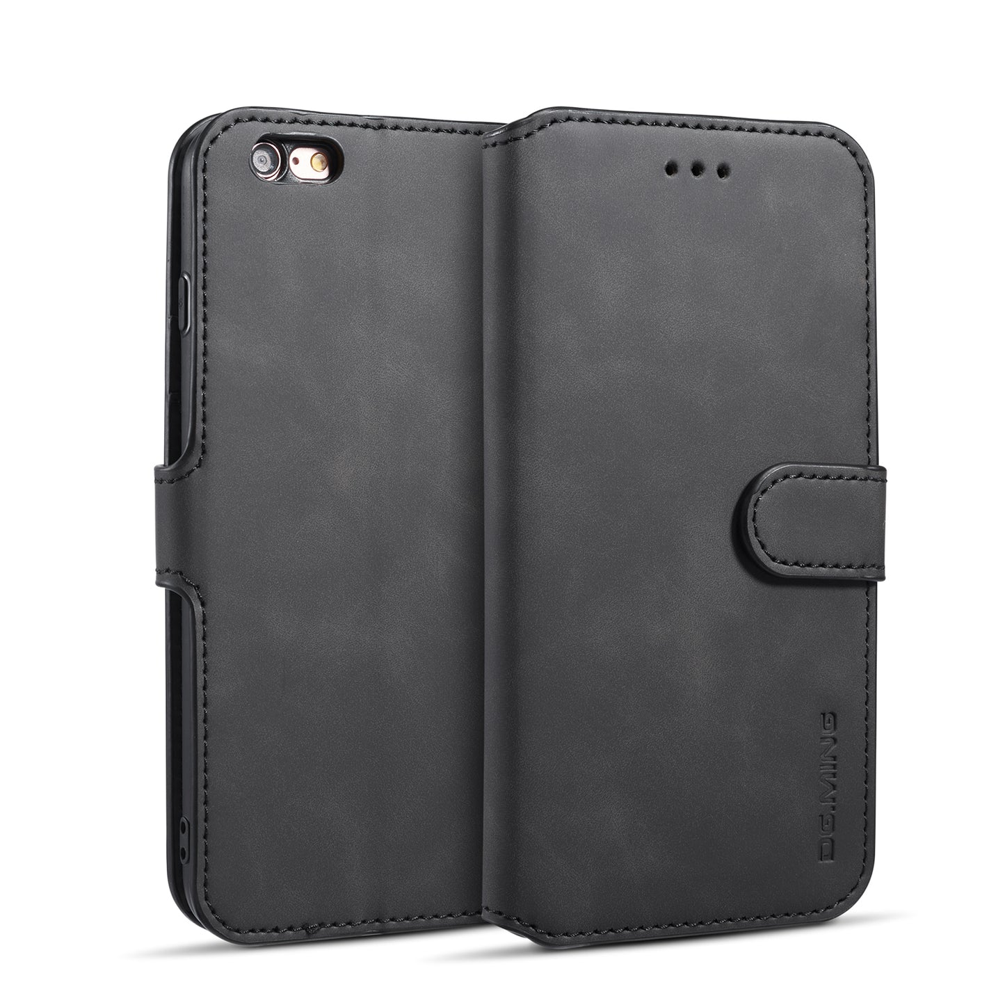 Retro Leather Edge iPhone 6s Plus Case with Hand Strap