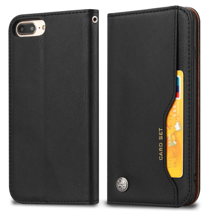 Classical Knead Leather iPhone 6 Plus Case with Notes Pocket