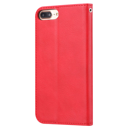 Classical Knead Leather iPhone 6 Plus Case with Notes Pocket