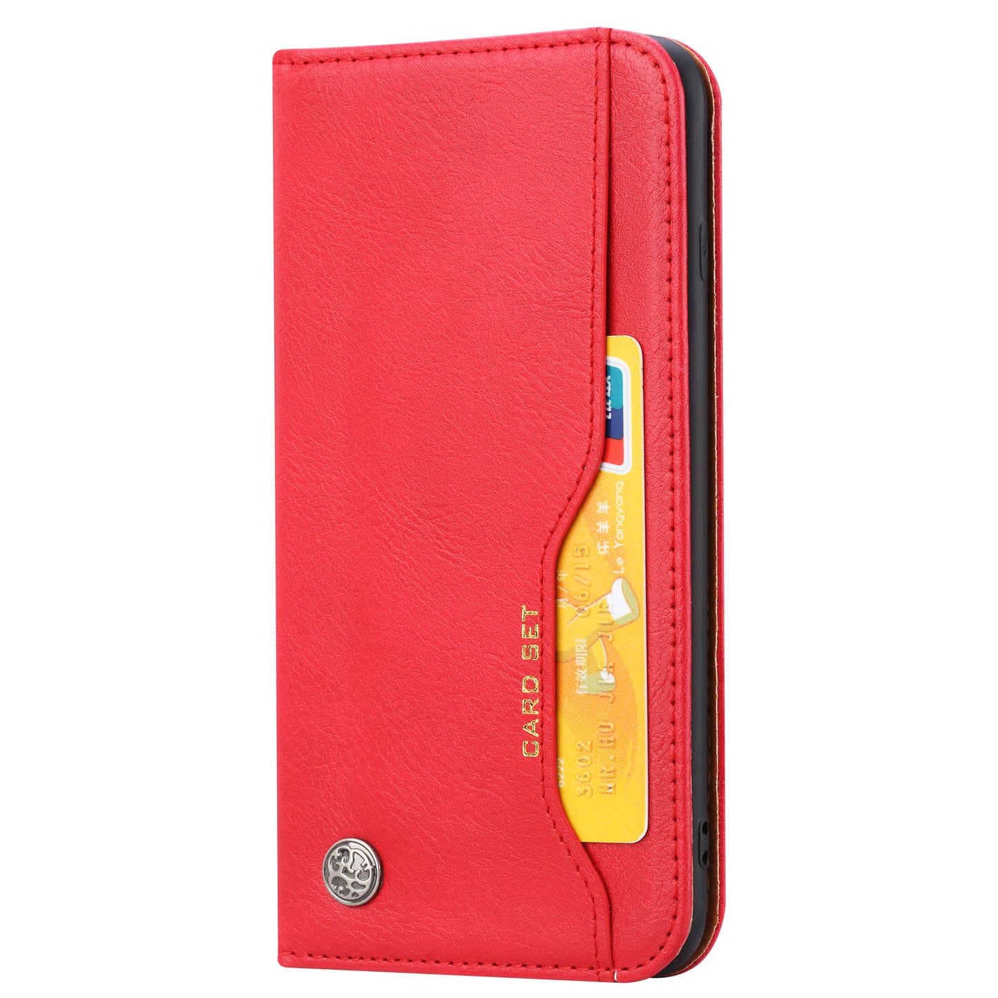 Classical Knead Leather iPhone 6 Plus Case with Notes Pocket