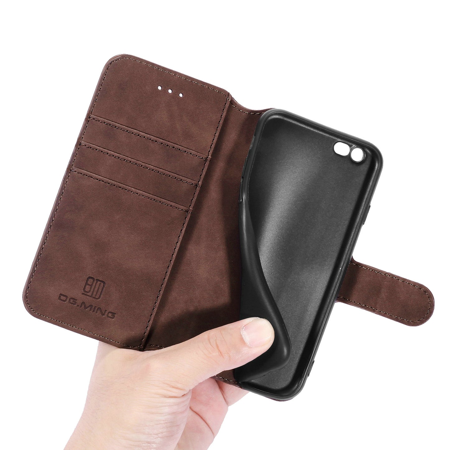 Retro Leather Edge iPhone 6 Case with Hand Strap