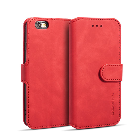 Retro Leather Edge iPhone 6s Case with Hand Strap