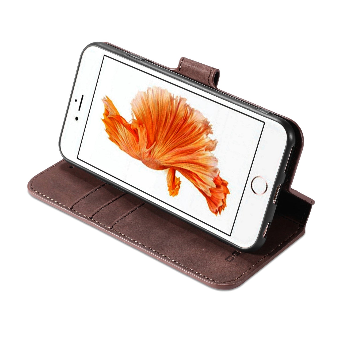 Retro Leather Edge iPhone 6 Case with Hand Strap