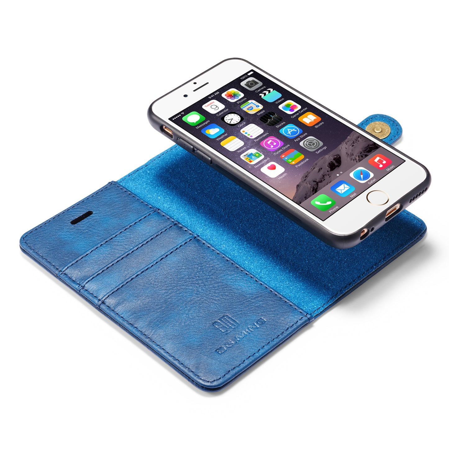 Wallet Detachable 2 In 1 Buckle iPhone 6 Case Magnetic