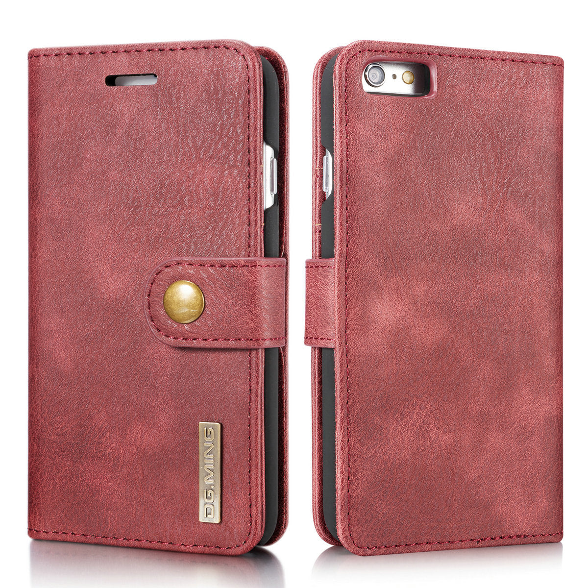 Wallet Detachable 2 In 1 Buckle iPhone 6 Case Magnetic