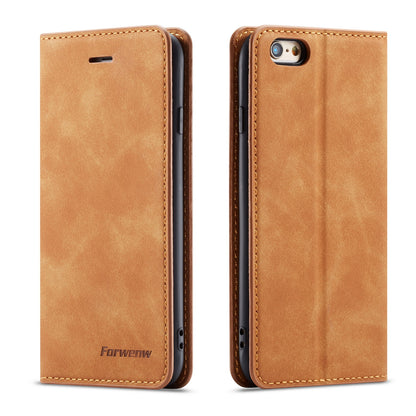 Illusion Slim Retro Leather iPhone 6 Plus Case Magnetic