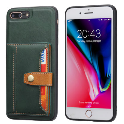 Buckle Retro Leather iPhone 6 Case Stand Multi-card Slots