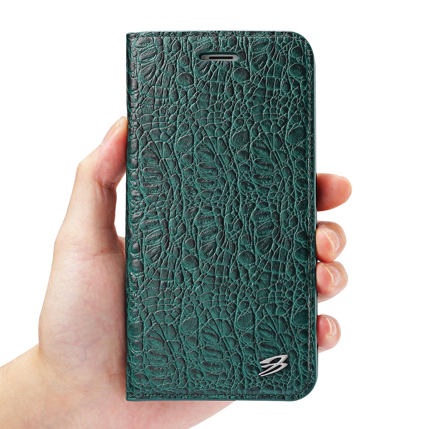 Deluxe Real Crocodile leather iPhone 8 Case Wallet