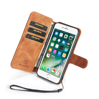 Retro Leather Edge iPhone SE 2020 Case with Hand Strap