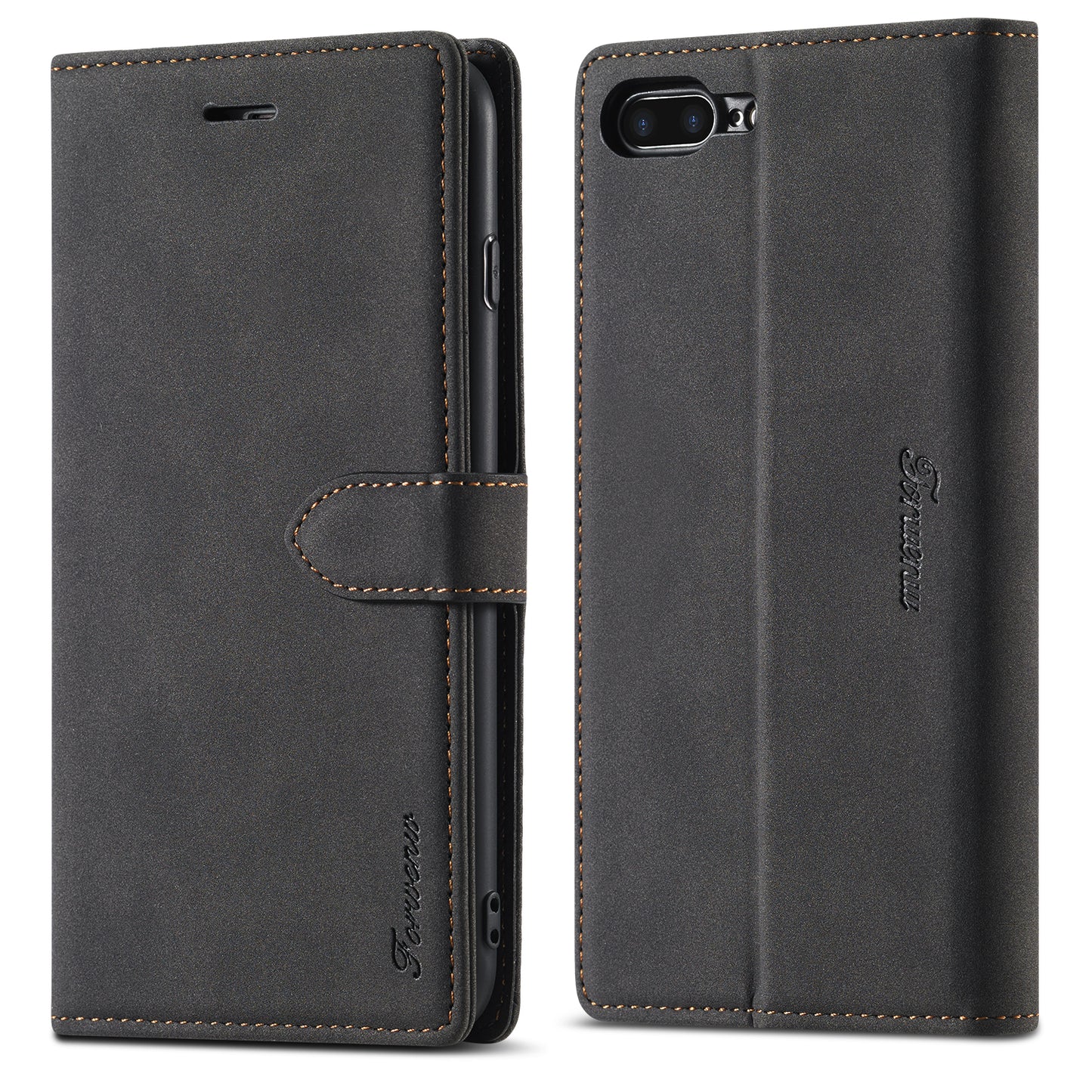 Gentry Slim Wallet Stand iPhone 7 Plus Case Buckle