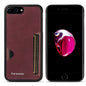 Insert Card Slot Leather Skin iPhone 7 Plus Case Back