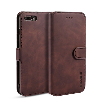 Retro Leather Edge iPhone 7 Plus Case with Hand Strap