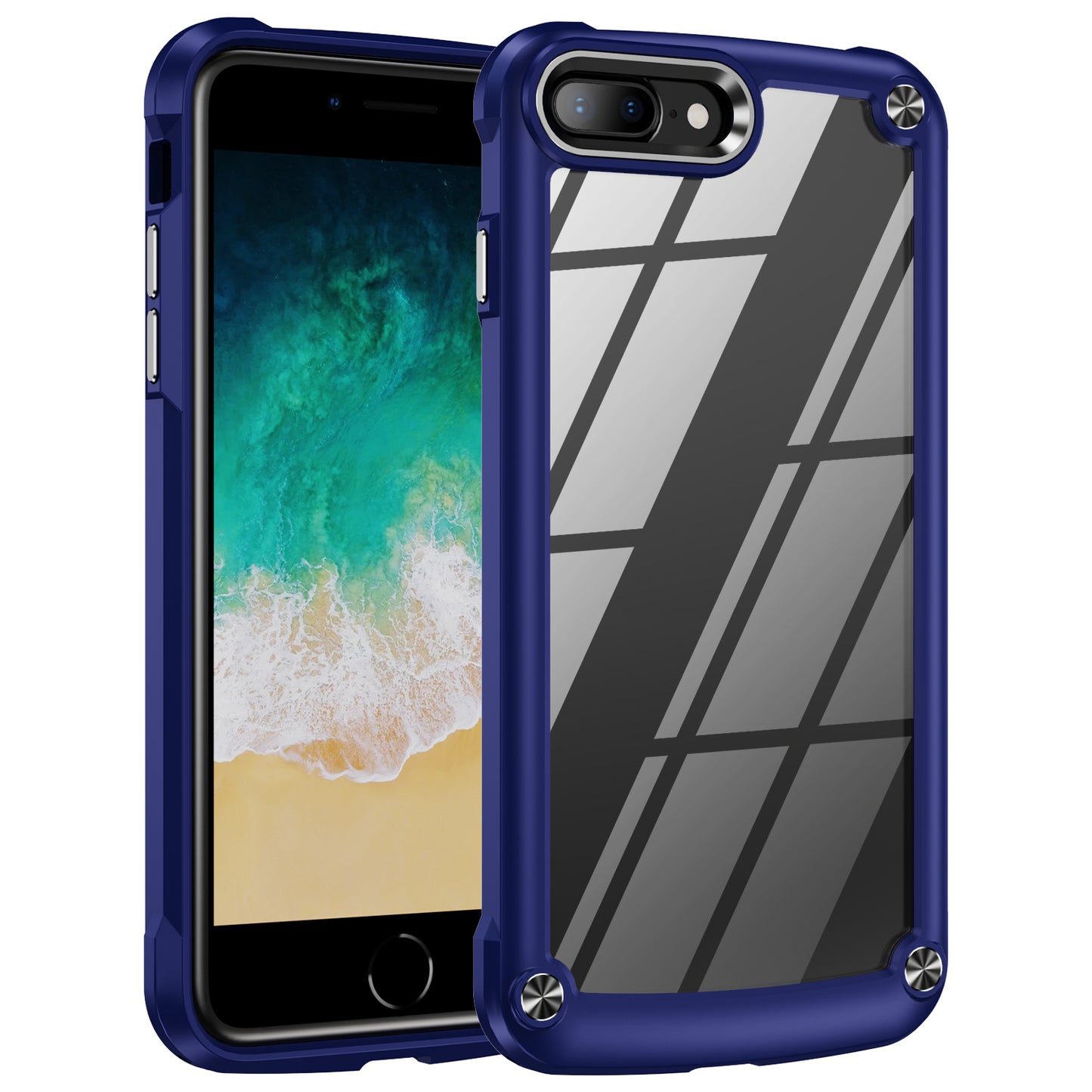 Goldwing Camera Protection Clear iPhone 8 Plus Case