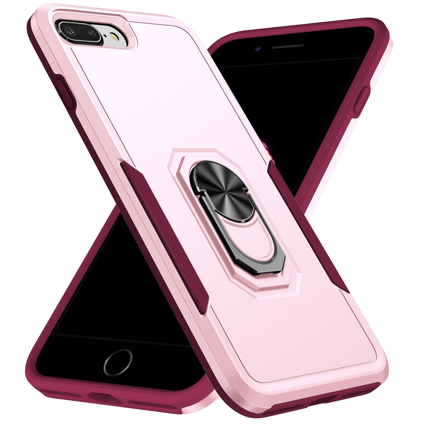 Pioneer iPhone 8 Plus Case Rotating Ring Stand