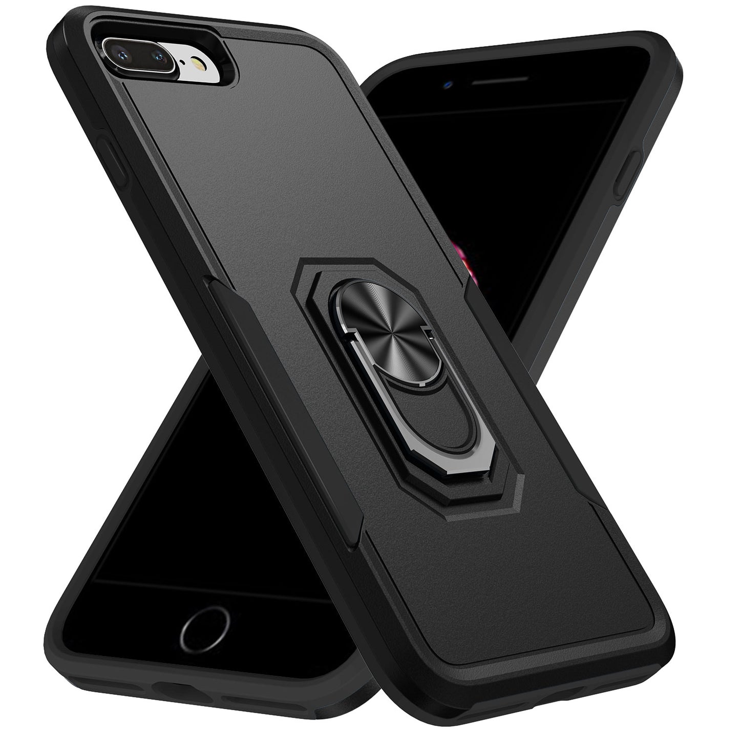 Pioneer iPhone 8 Plus Case Rotating Ring Stand