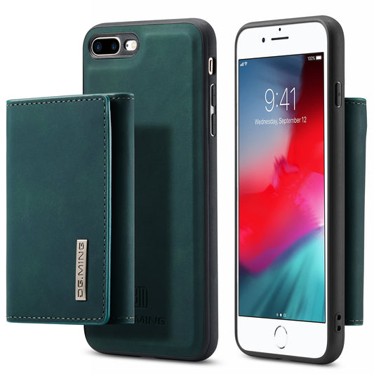 Retro Detachable Fold Wallet iPhone 8 Plus Case Magnetic Clip