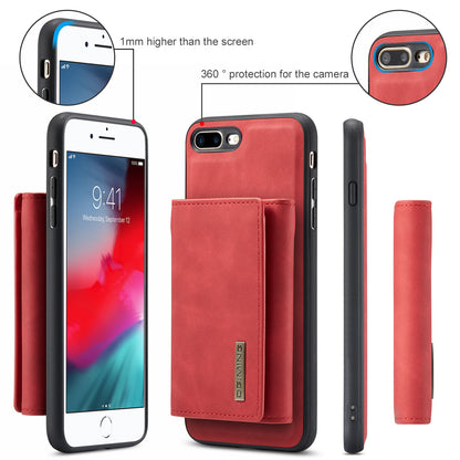 Retro Detachable Fold Wallet iPhone 7 Plus Case Magnetic Clip