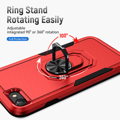 Pioneer iPhone 8 Case Rotating Ring Stand