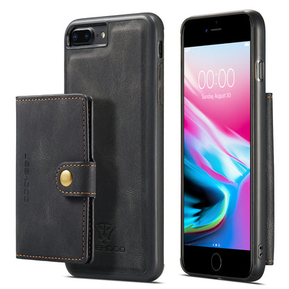 Magnetic Detachable Card Holder iPhone 7 Plus Case Leather Flip