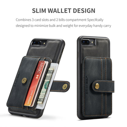 Powerful Magnetic Card Holder iPhone 8 Plus Case Detachable