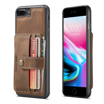 Powerful Magnetic Card Holder iPhone 8 Plus Case Detachable