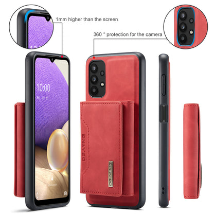 Retro Detachable Fold Card Holder Galaxy A32 Case Magnetic Clip