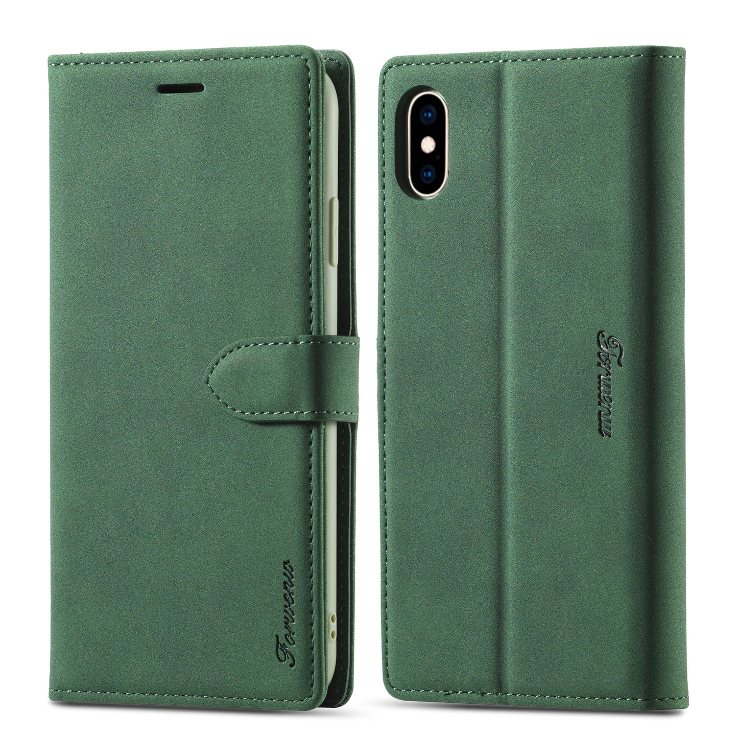 Gentry Slim Wallet Stand iPhone X Xs Case Buckle