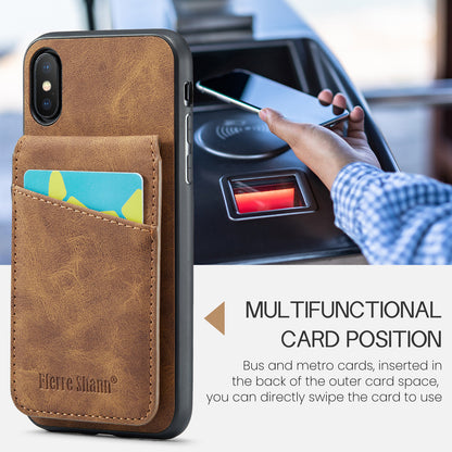 Paging Card Holder iPhone XR Case Flip Multifunction