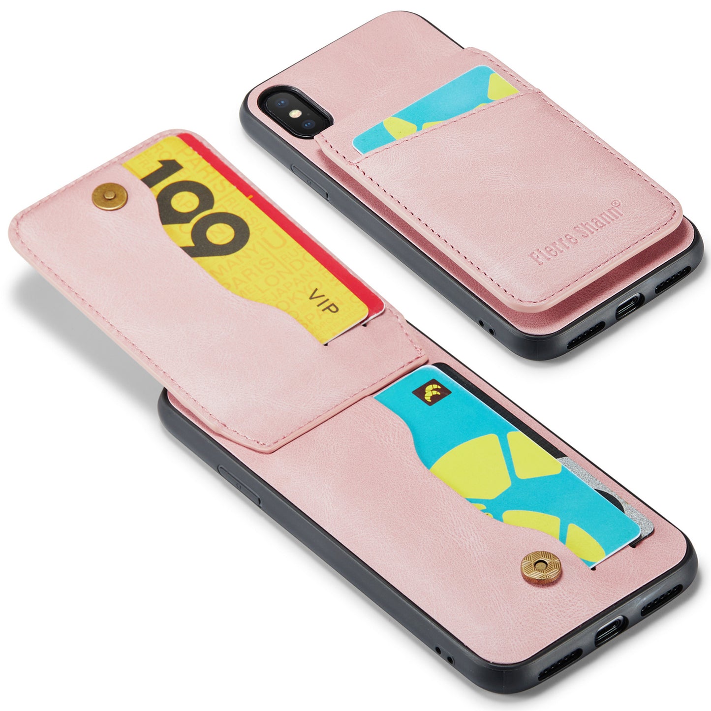 Paging Card Holder iPhone XR Case Flip Multifunction