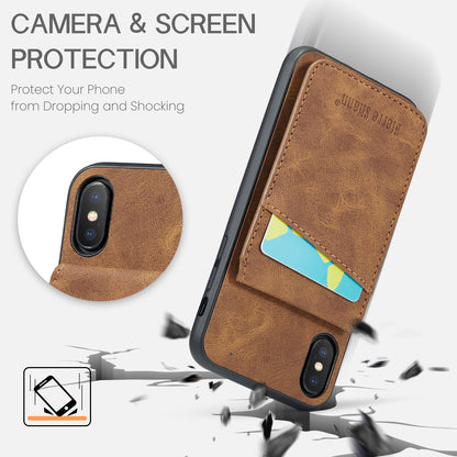 Paging Card Holder iPhone XR Case Flip Multifunction