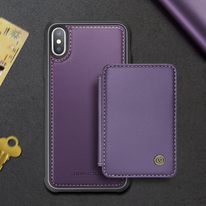 Magnetic Card Holder iPhone X Case Detachable RFID Blocking