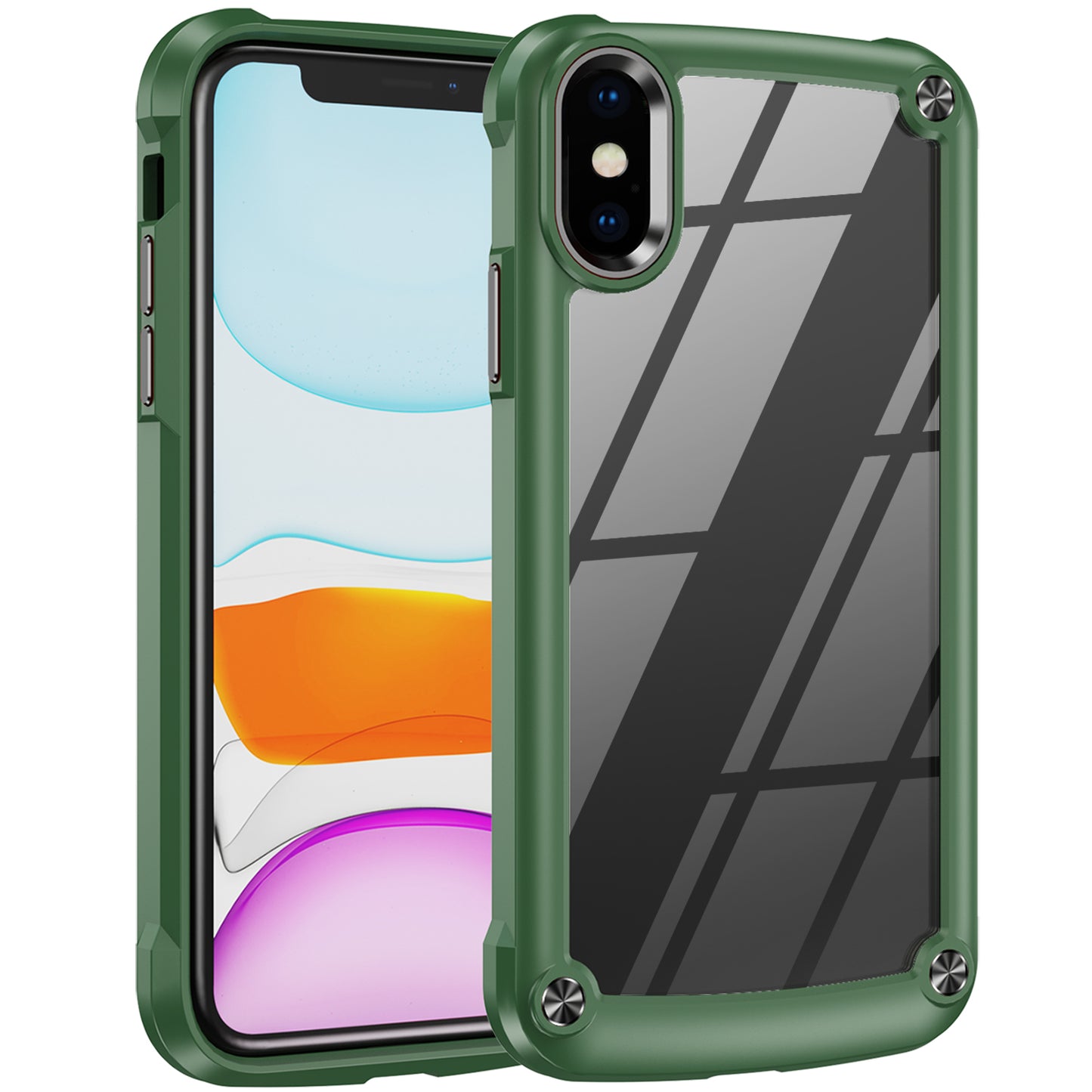 Goldwing Camera Protection Clear iPhone Xs X Case