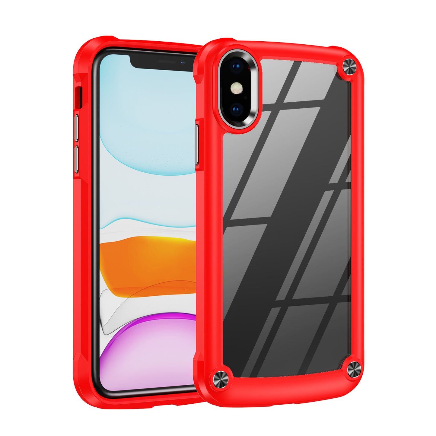 Goldwing Camera Protection Clear iPhone Xs X Case