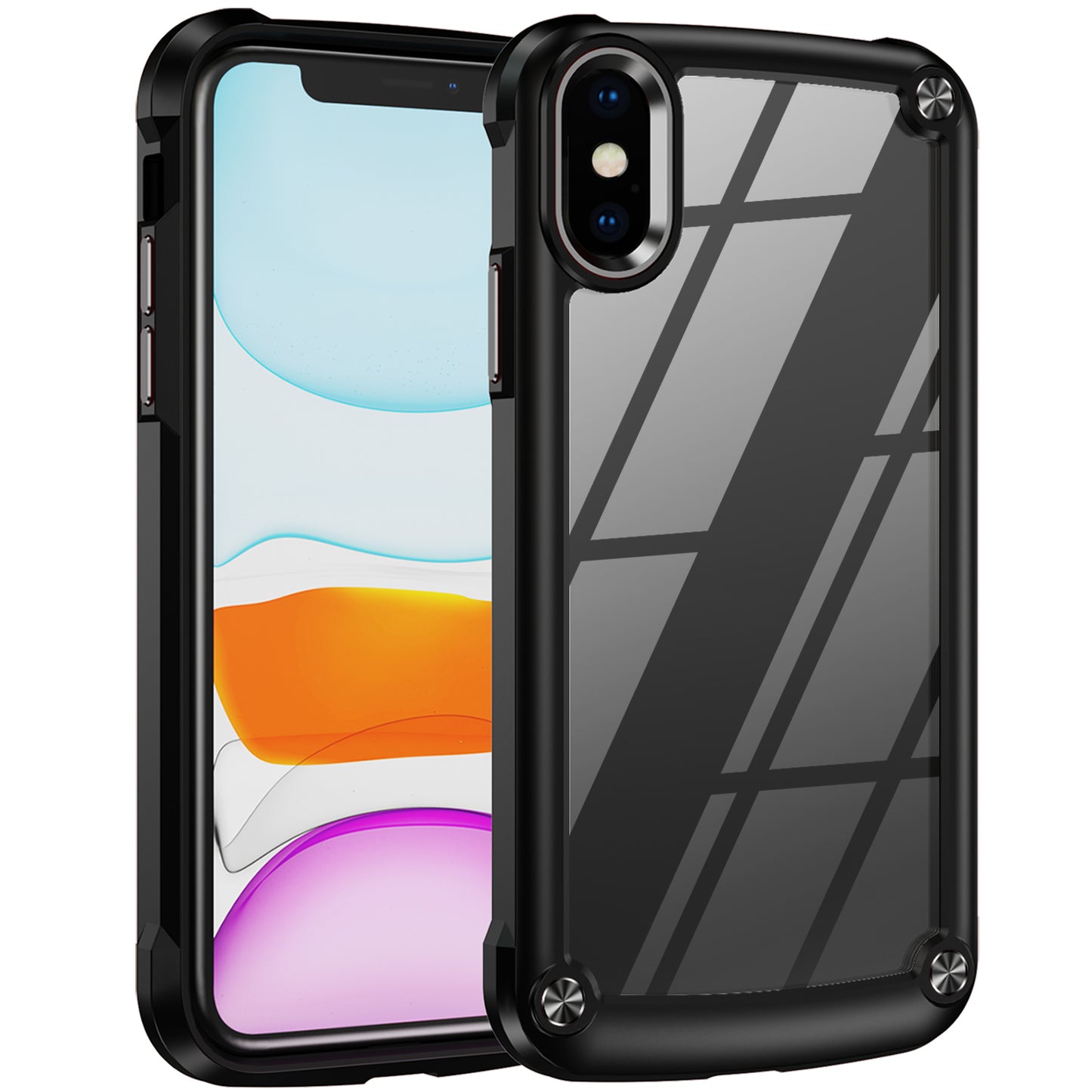 Goldwing Camera Protection Clear iPhone Xs X Case