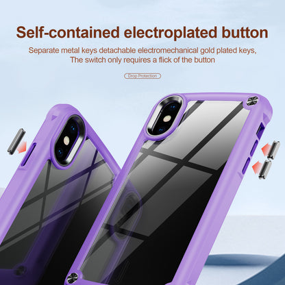 Goldwing Camera Protection Clear iPhone Xs X Case