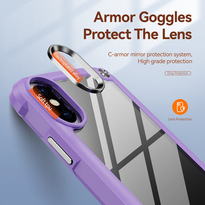 Goldwing Camera Protection Clear iPhone Xs X Case