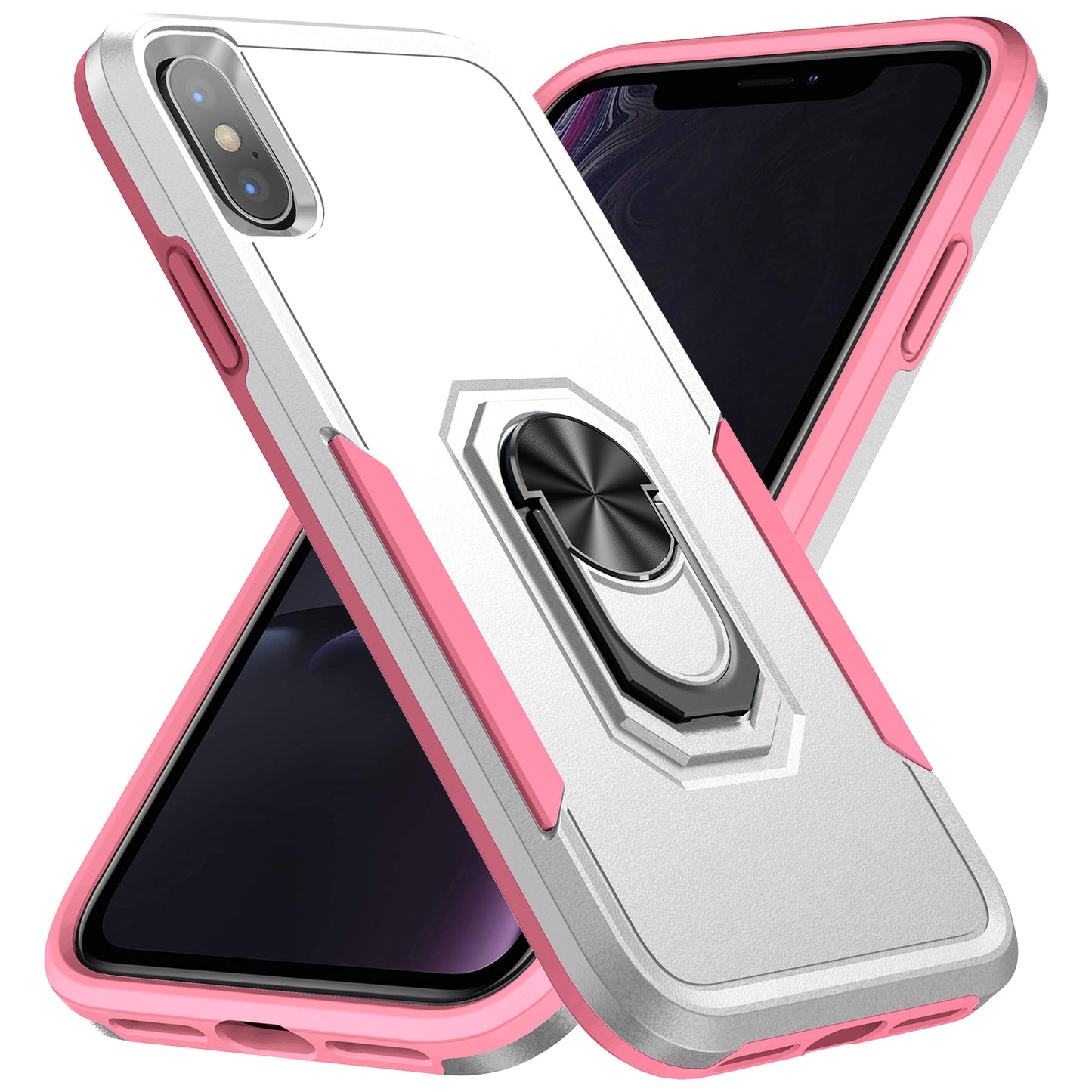 Pioneer iPhone X Xs Case Rotating Ring Stand