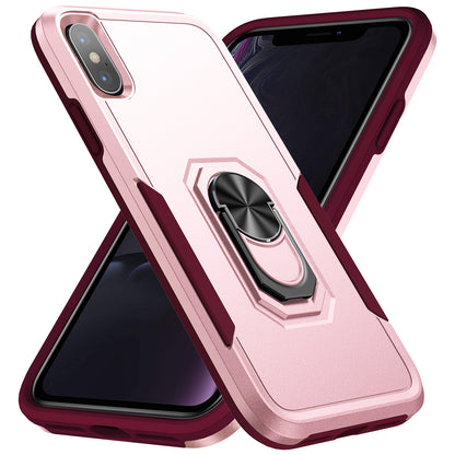 Pioneer iPhone X Xs Case Rotating Ring Stand