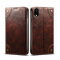 Baroque Wallet Stand iPhone XR Case Magtic Flip