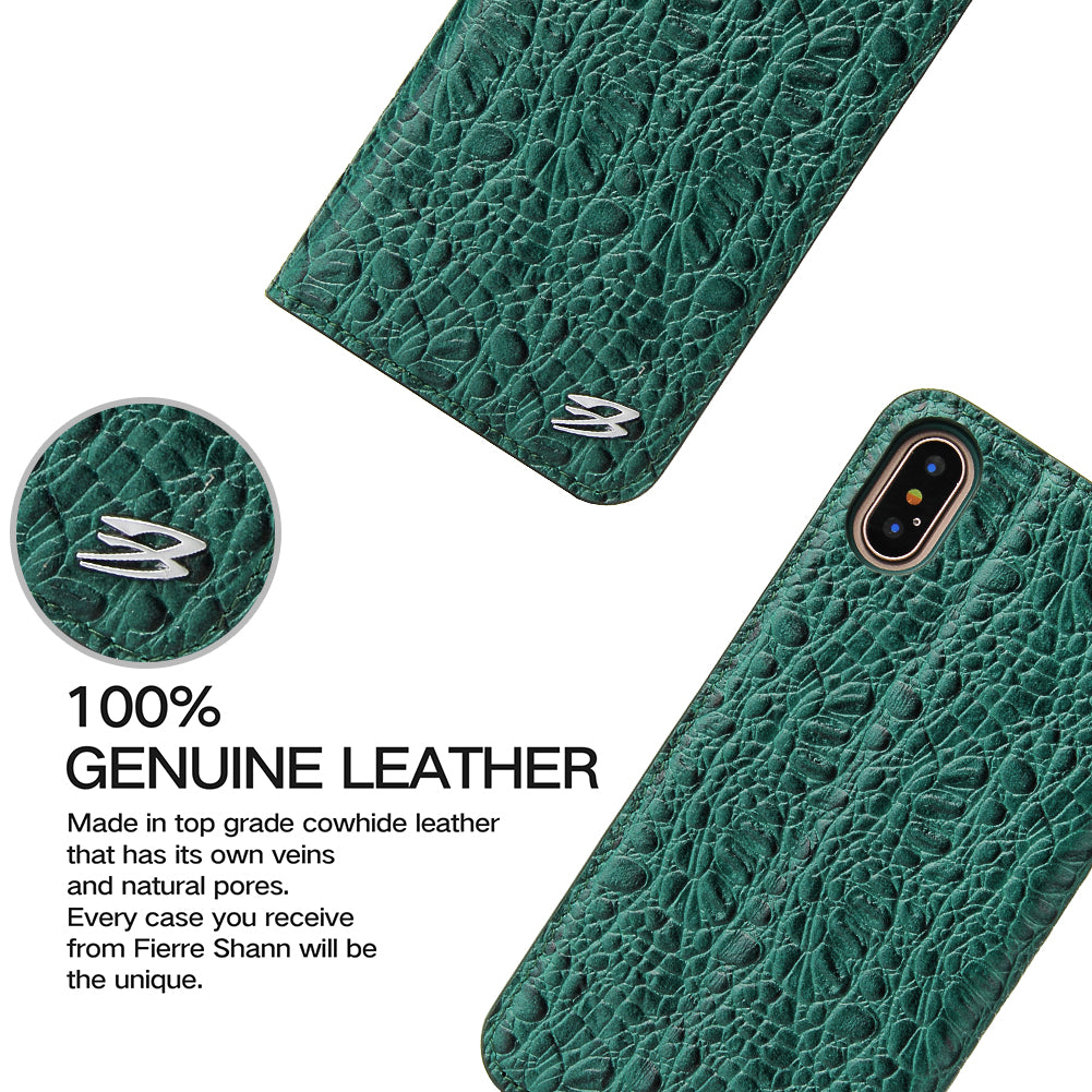 Deluxe Real Crocodile leather iPhone XR Case Wallet