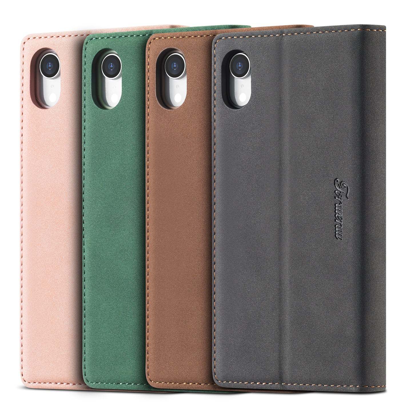 Gentry Slim Wallet Stand iPhone XR Case Buckle