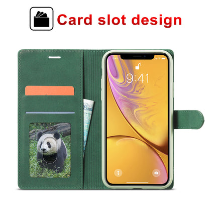 Gentry Slim Wallet Stand iPhone XR Case Buckle