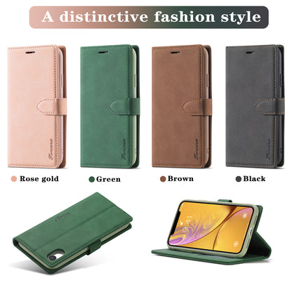 Gentry Slim Wallet Stand iPhone XR Case Buckle