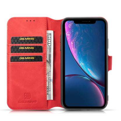 Retro Leather Edge iPhone XR Case with Hand Strap