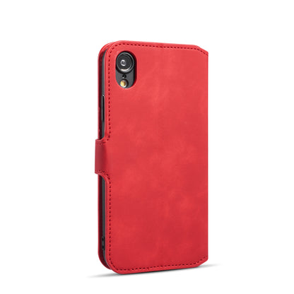 Retro Leather Edge iPhone XR Case with Hand Strap