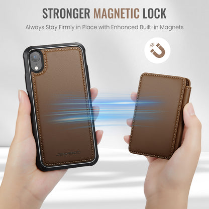 Magnetic Card Holder iPhone XR Case Detachable RFID Blocking