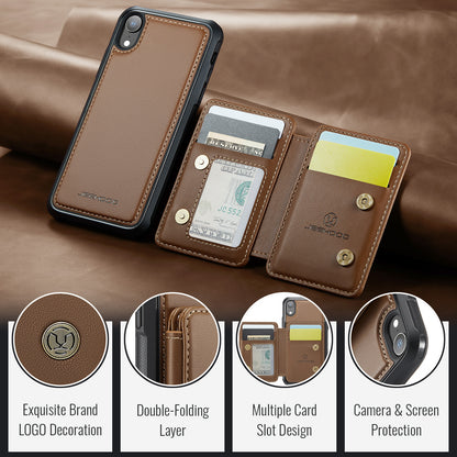 Magnetic Card Holder iPhone XR Case Detachable RFID Blocking